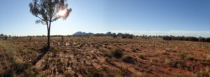 The Olgas from the Ayres Rock/Uluru approach