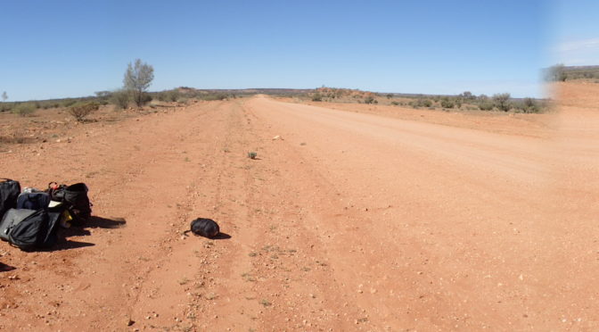 Day 35 16 May Kulgera Roadhouse to Finke Gorge and another broken spoke, 105 km