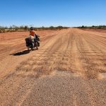 DAY 25 Tanami Tootle 42km, end of the bitumen. Start of the real dirt work.